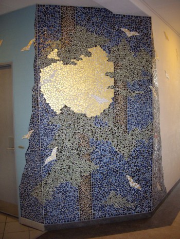 Mosaic mural, Funder